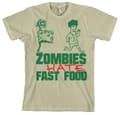Miniatyrbild 1 av 3: Zombies Hate Fast Food! T-Shirt