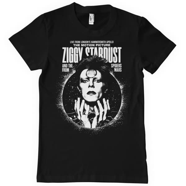Ziggy Stardust T-Shirt Black Small