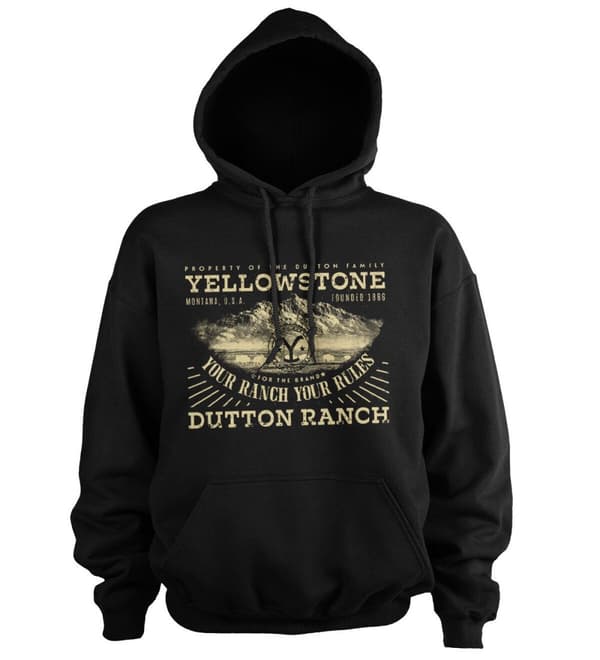 Your Ranch Your Ranch Hoodie Black Medium