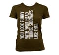Miniatyrbild 6 av 6: You Look Funny With Your Head Girly T-Shirt
