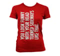 Miniatyrbild 2 av 6: You Look Funny With Your Head Girly T-Shirt