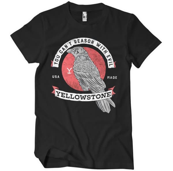 You Can't Reason With Evil T-Shirt Black XX-Large
