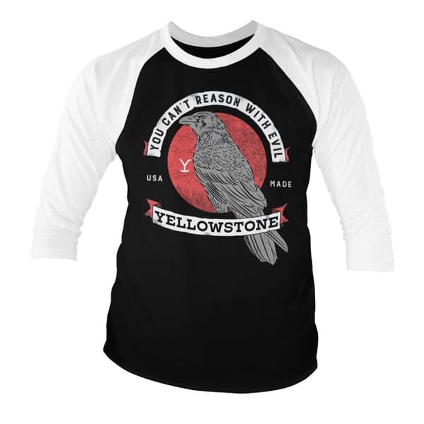 You Can't Reason With Evil Baseball 3/4 Sleeve Tee X-Large