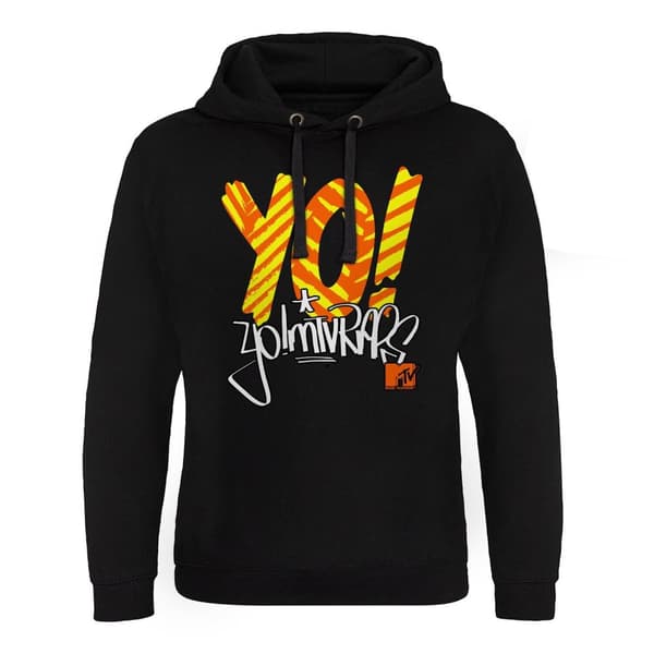 Yo! MTV Raps Epic Hoodie Black Large
