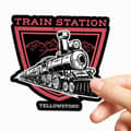 Pikkukuva 2 / 2: Yellowstone Train Station Sticker