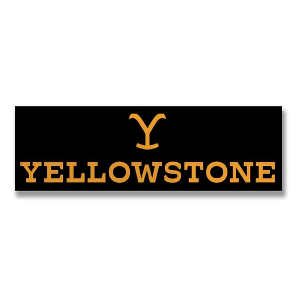 Yellowstone Logotype Sticker