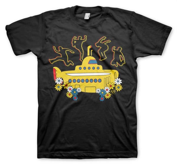 Yellow Submarine T-Shirt Black Large