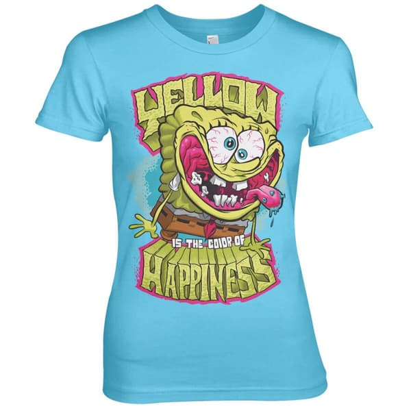 Yellow Is The Color Of Happiness Girly Tee