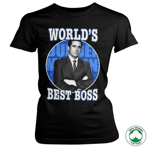 World's Best Boss Organic Girly Tee