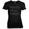 Miniatyrbild 2 av 2: Words On A T-Shirt Girly Tee