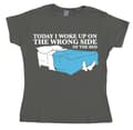 Miniatyrbild 1 av 4: Woke Up On The Wrong Side Of Bed Girly T-shirt