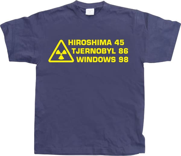 Windows 98 T-Shirt Navy Small