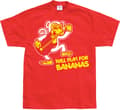 Miniatyrbild 4 av 4: Will Play For Bananas! T-Shirt