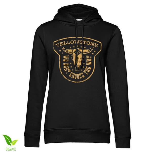 We Don't Choose The Way Girls Hoodie Black X-Large