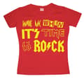 Miniatyrbild 3 av 6: Wake Me When It´s Time... Girly T-shirt
