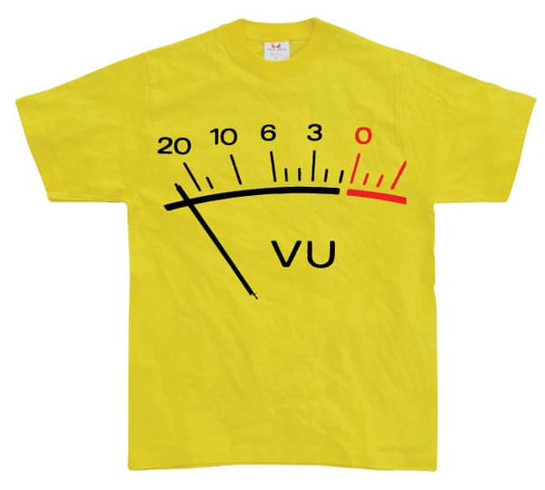Volume Control T-Shirt Yellow Medium