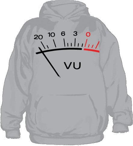 Volume Control Hoodie Grey Small