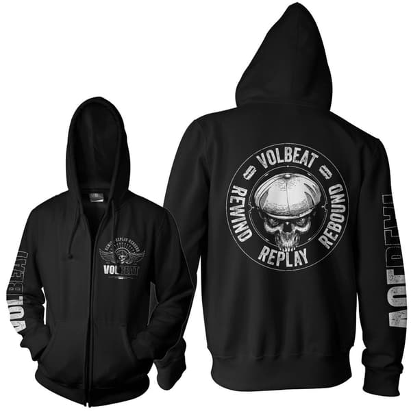 Volbeat RRR Zipped Hoodie Black XX-Large