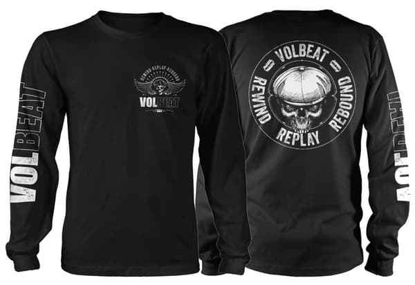 Volbeat RRR Long Sleeve T-Shirt Black X-Large