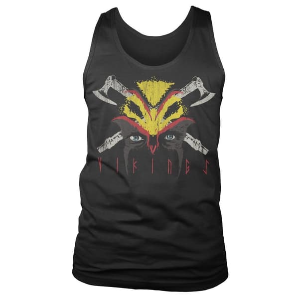 Vikings Eyes Tank Top Black Large