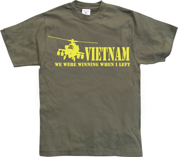 Vietnam - We were winning... T-Shirt Olive Small
