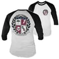 Miniatyrbild 1 av 3: Ut Malum Pluva Shield Baseball Long Sleeve Tee