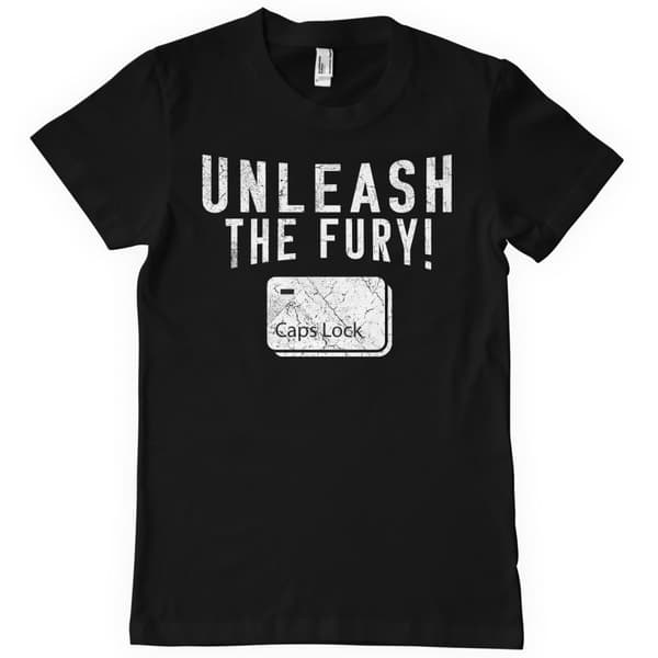 Unleash The Fury T-Shirt Black X-Large