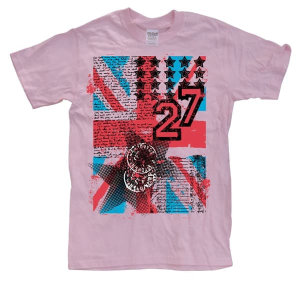 UK Flag 27 Grunge T-Shirt