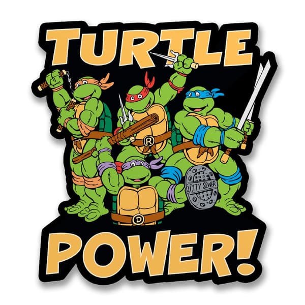 Turtle Power Sticker
