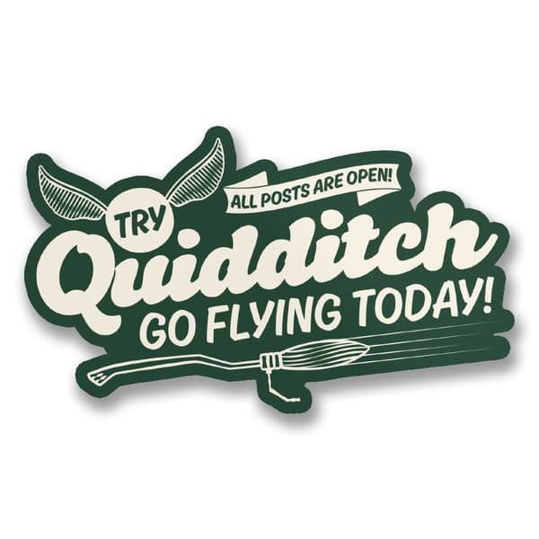 Try Quidditch Sticker