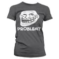 Miniatyrbild 2 av 3: Trollface - Problem Girly T-Shirt
