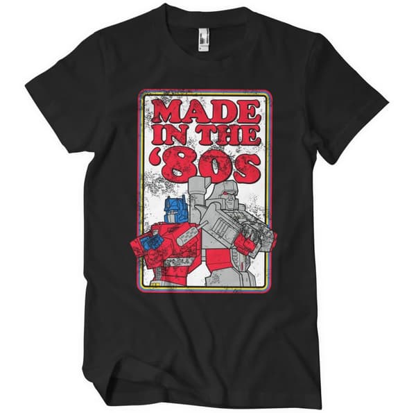 Transformers - Made In The 80s T-Shirt Black Large