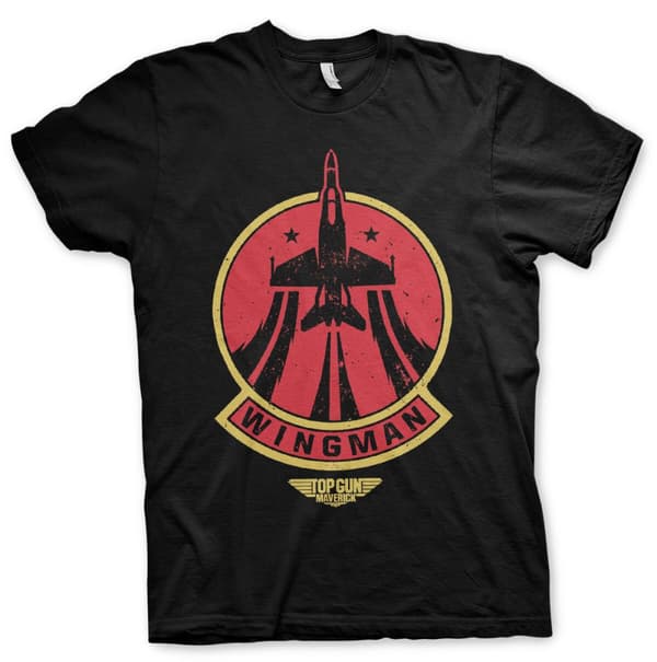 Top Gun Maverick Wingman T-Shirt Black X-Large