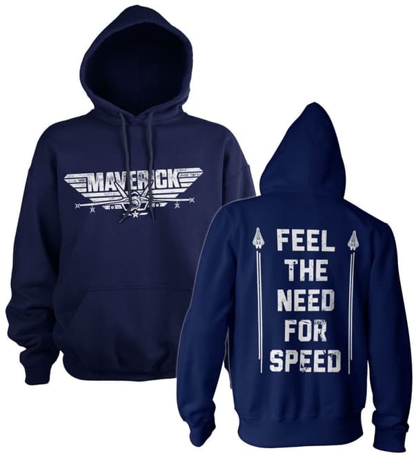 Top Gun Maverick - Need For Speed Hoodie Navy Medium