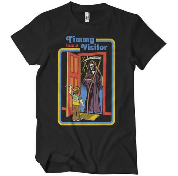 Timmy Has A Visitor T-Shirt Black XX-Large