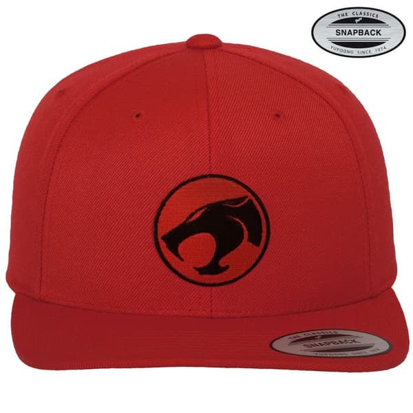 Thundercats Logo Premium Snapback Cap Red