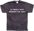 Miniatyrbild 2 av 4: This T-shirt Looks Cool In A Mirror! T-Shirt