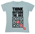Miniatyrbild 3 av 3: Think Outside The Box Girly T- shirt