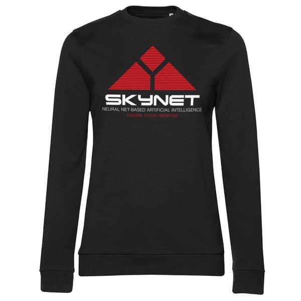 The Terminator - Skynet Girly Sweatshirt Black Small