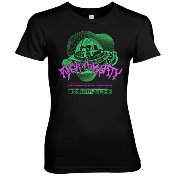 The Space Is Yours Girly Tee Black Medium