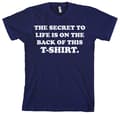 Miniatyrbild 5 av 5: The Sercret To Life! T-Shirt