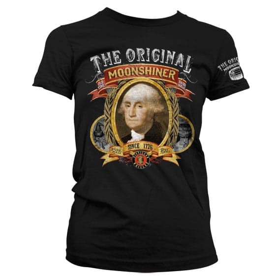 The Original Moonshiner Girly T-Shirt Black XX-Large
