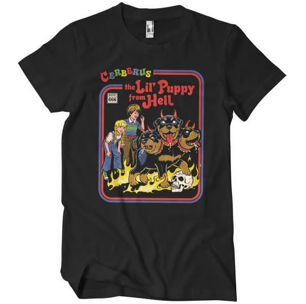 The Lil' Puppy From Hell T-Shirt Black Large