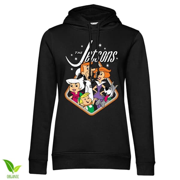 The Jetsons Family Girls Hoodie Black Medium
