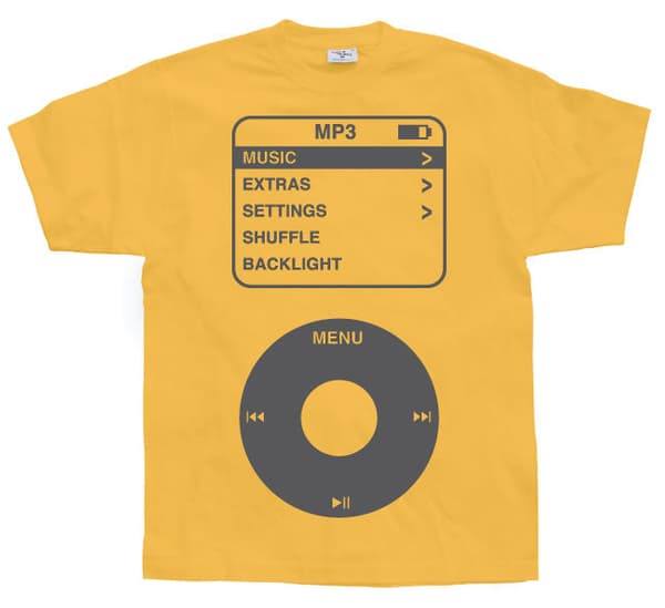 The Ipod T-Shirt Orange Large