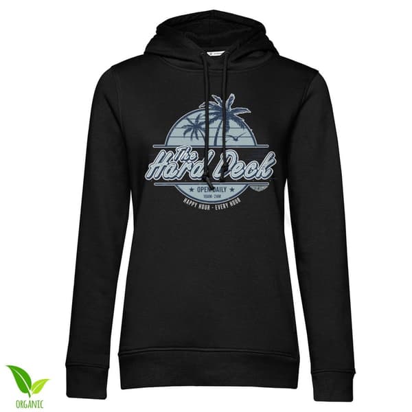 The Hard Deck Girls Hoodie Black X-Large