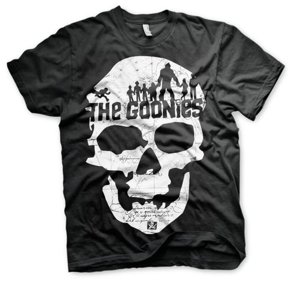 The Goonies Skull T-Shirt Black Medium