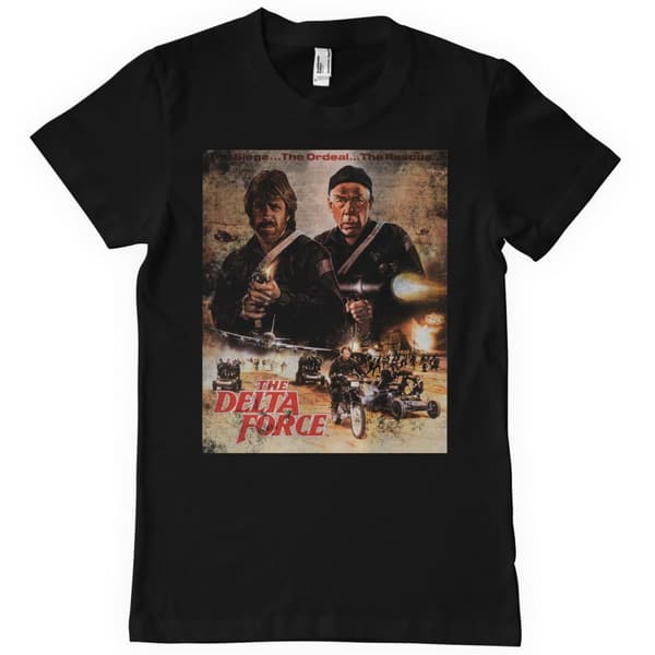 The Delta Force Vintage Poster T-Shirt Black XX-Large