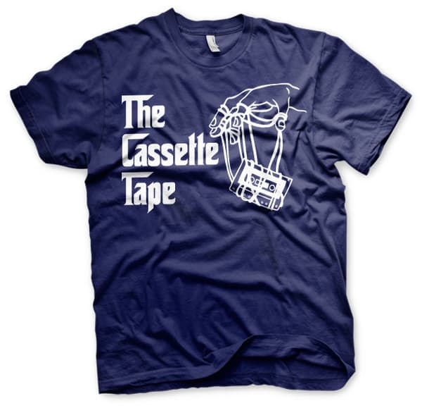 The Cassette Tape T-Shirt Navy Medium