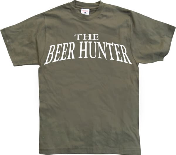The Beer Hunter! T-Shirt Olive Medium